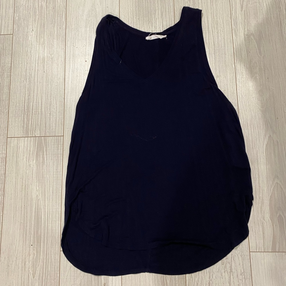 Soft dark blue tank top